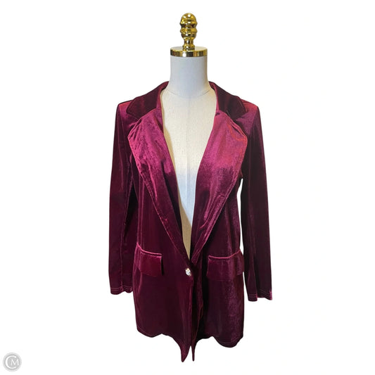 Cardigan By Clothes Mentor In Red, Size: L