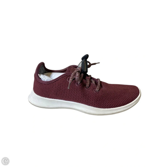 Shoes Flats By Allbirds In Maroon, Size: 8
