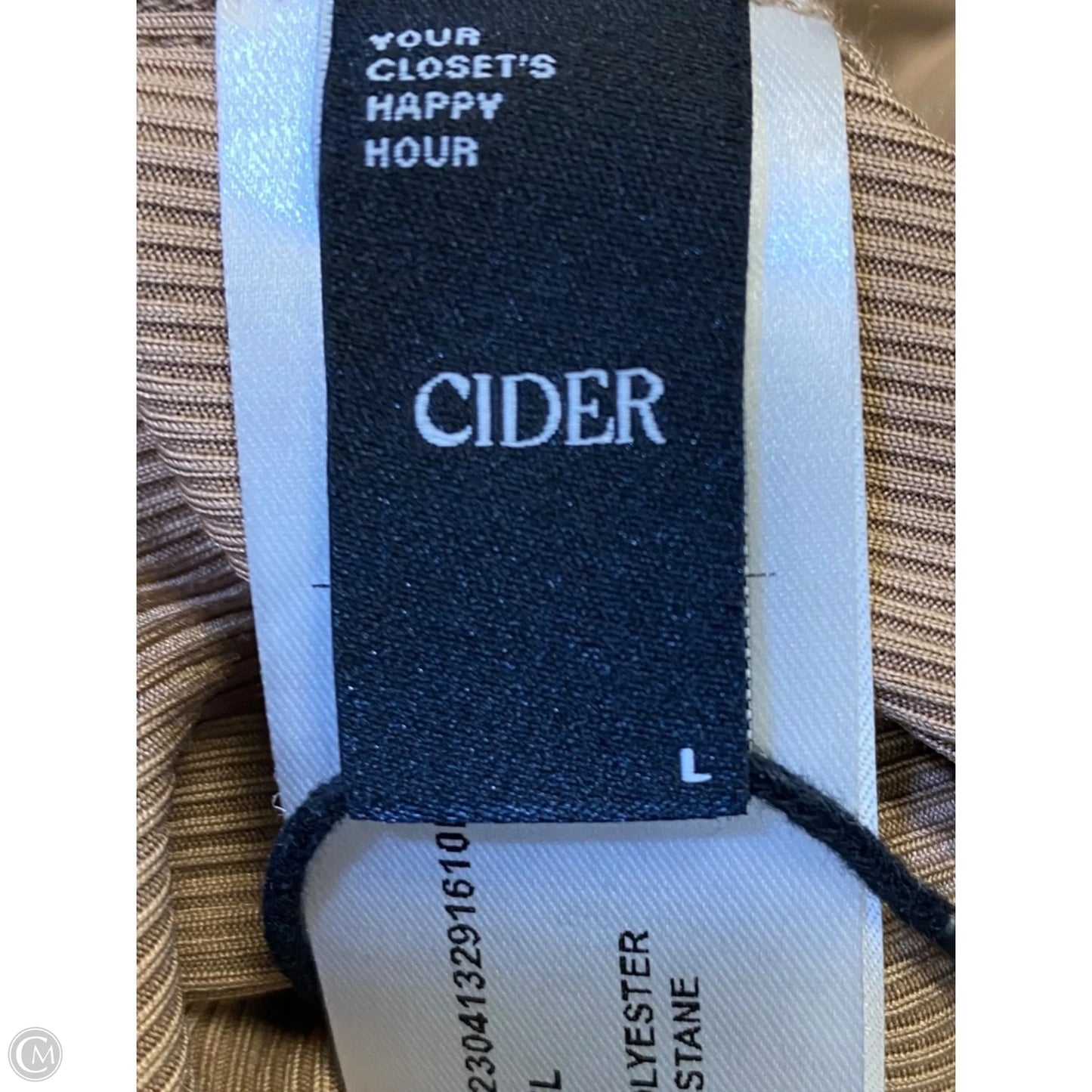 Jumpsuit By Cider In Tan, Size: L