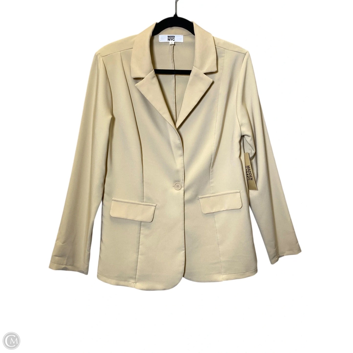 Blazer By Madden Nyc In Tan, Size: L