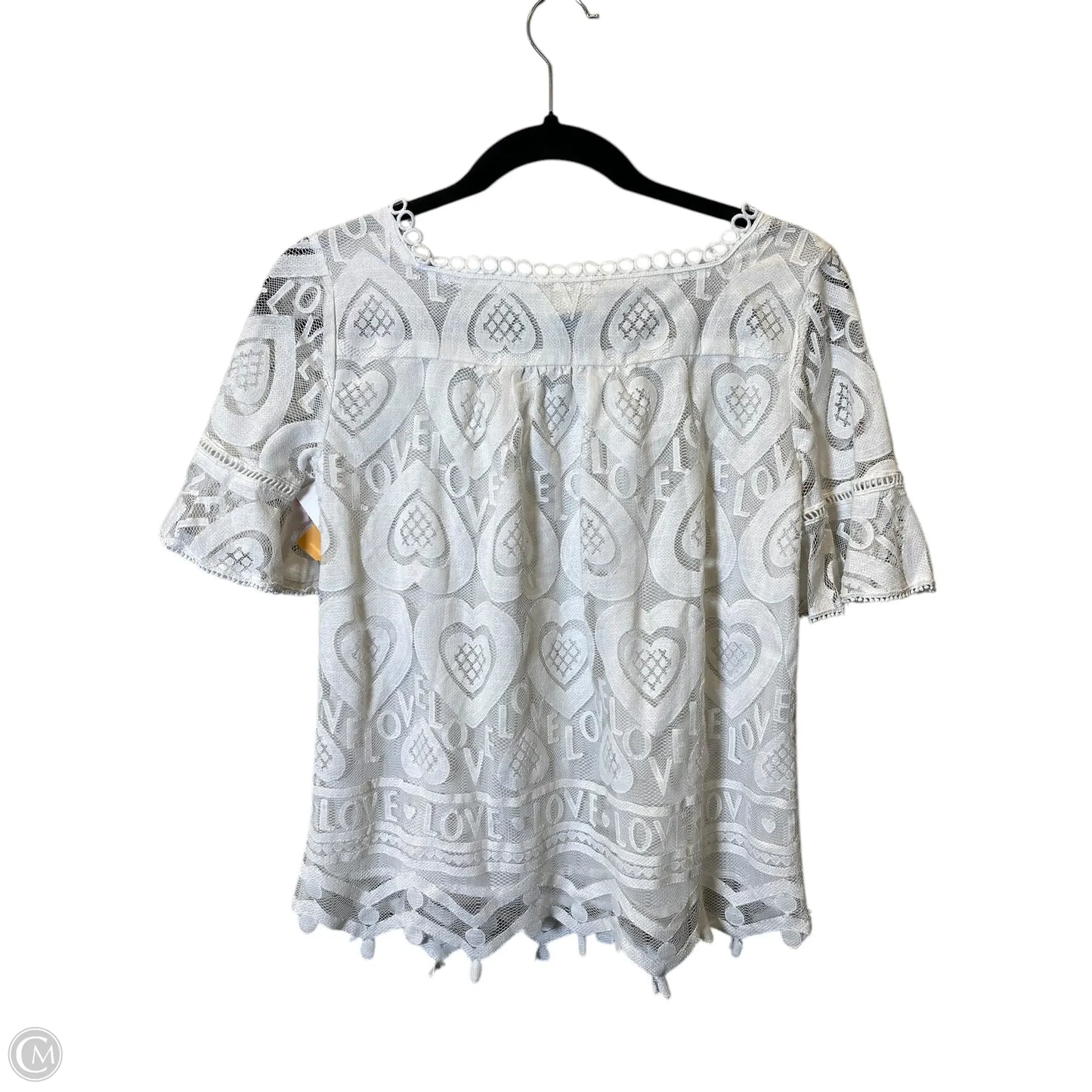 Top Short Sleeve By Maeve In White, Size: Xs