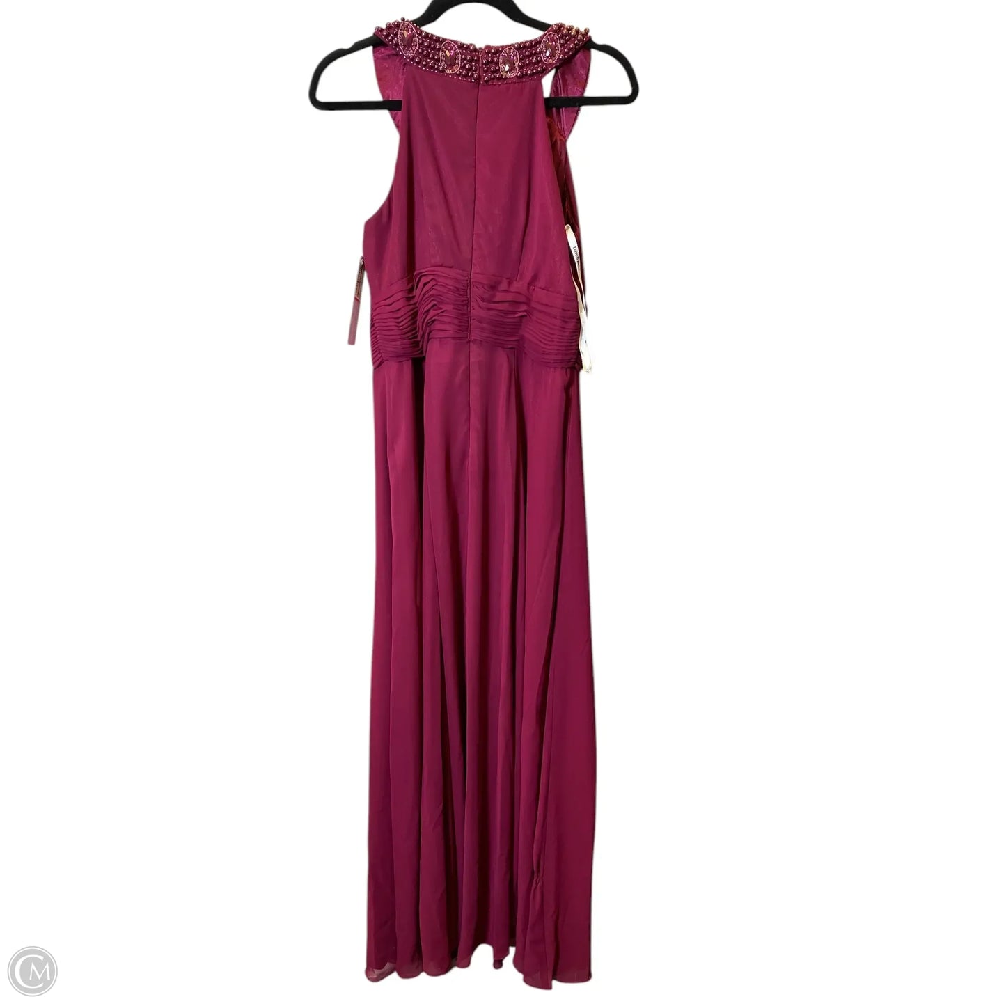 Dress Party Long By Clothes Mentor In Maroon, Size: M