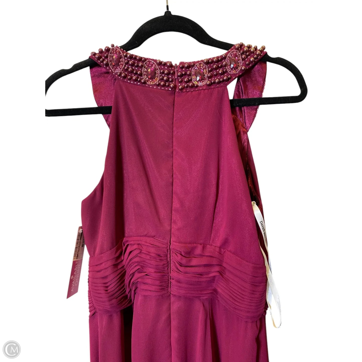 Dress Party Long By Clothes Mentor In Maroon, Size: M