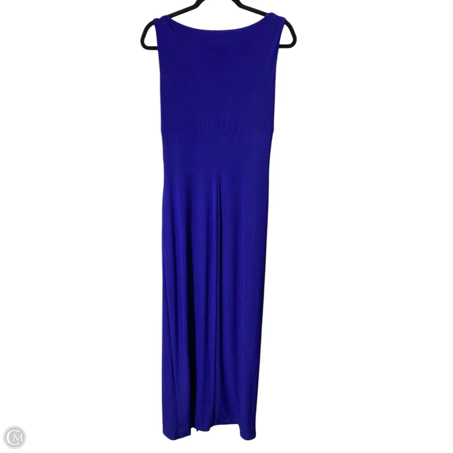 Dress Party Long By Lauren By Ralph Lauren In Blue, Size: L