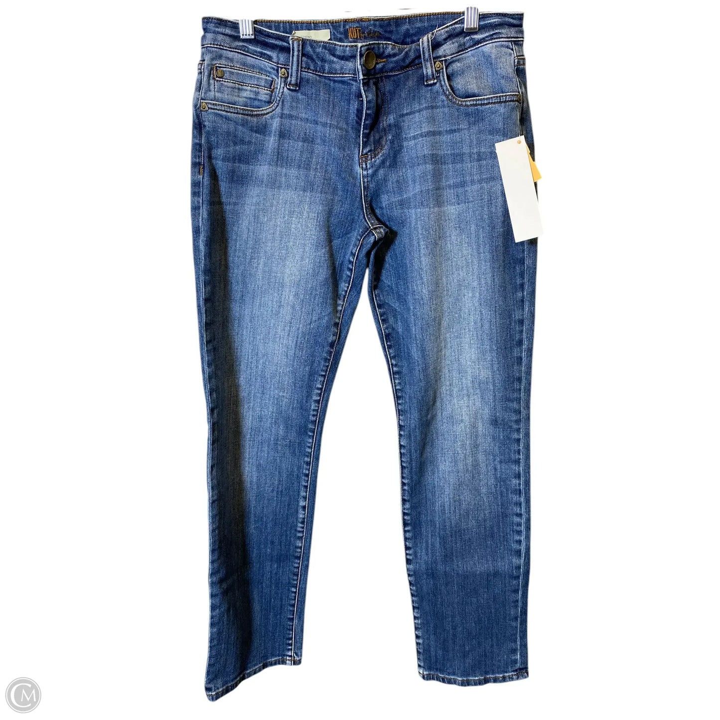 Jeans Boyfriend By Kut In Blue Denim, Size: 8