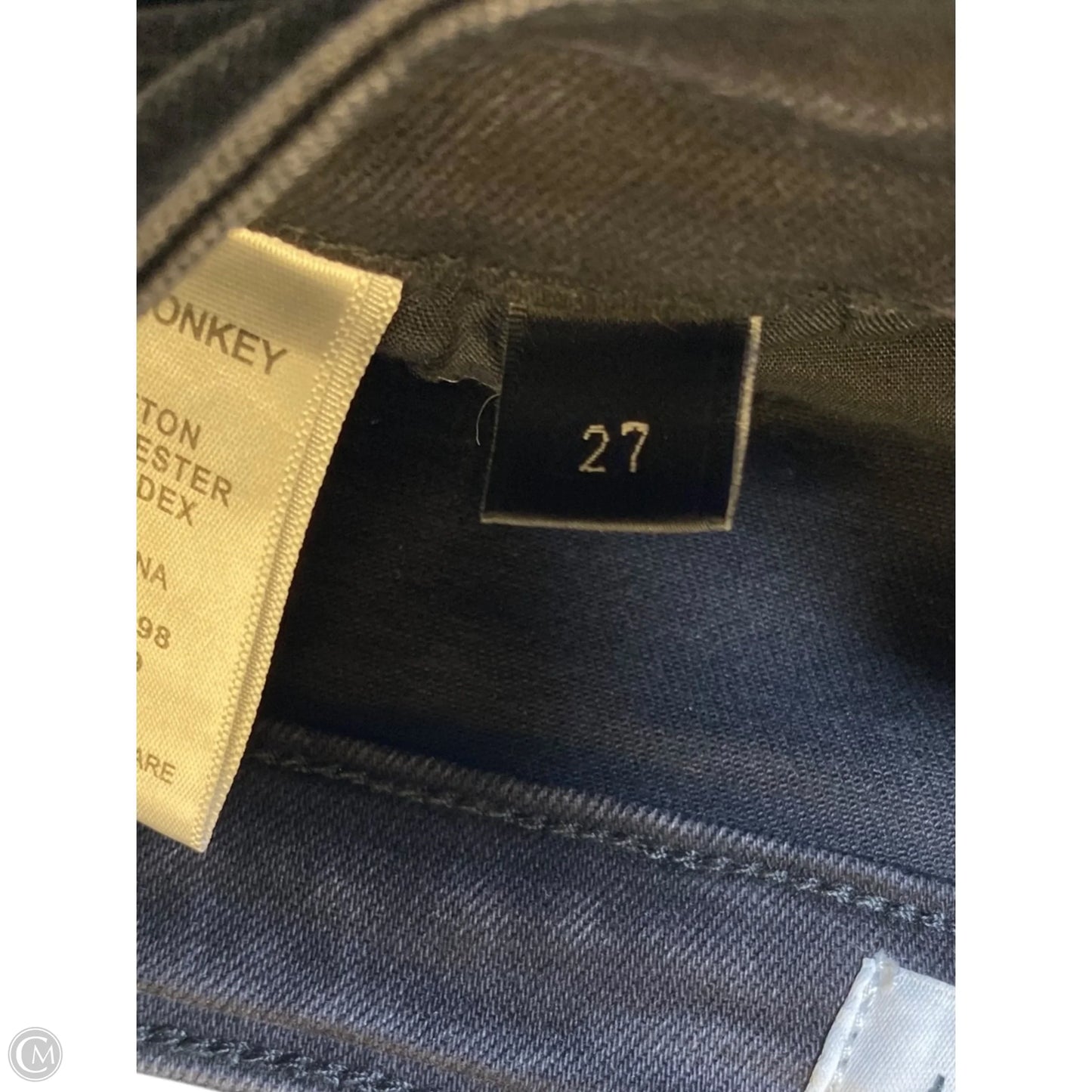 Jeans Flared By Flying Monkey In Black & Grey, Size: 4