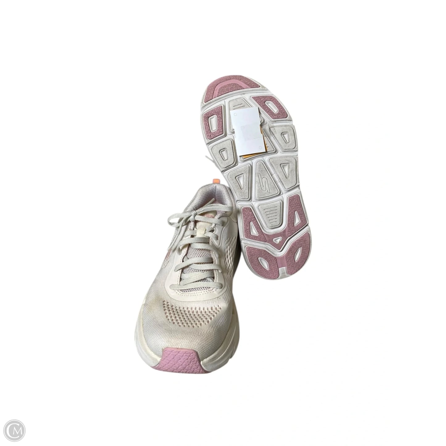Shoes Athletic By Skechers In Cream, Size: 8