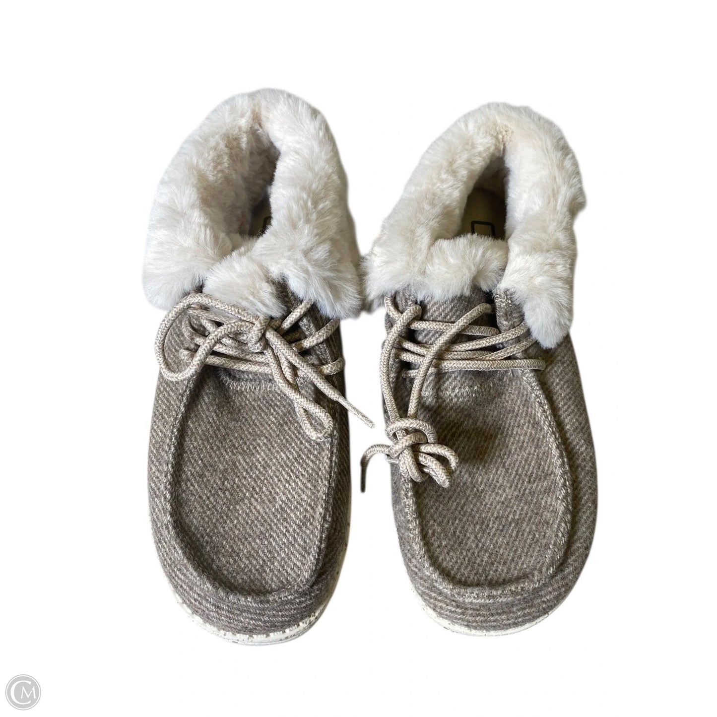 Shoes Flats By Hey Dude In Tan, Size: 7