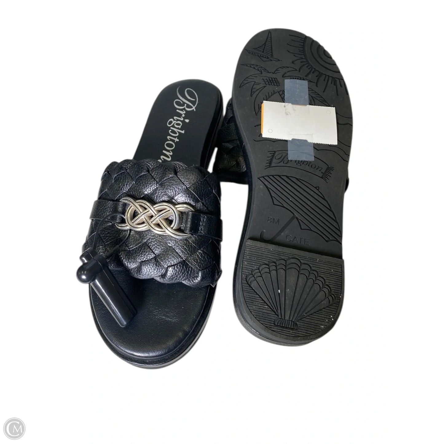 Sandals Flats By Brighton In Black, Size: 8