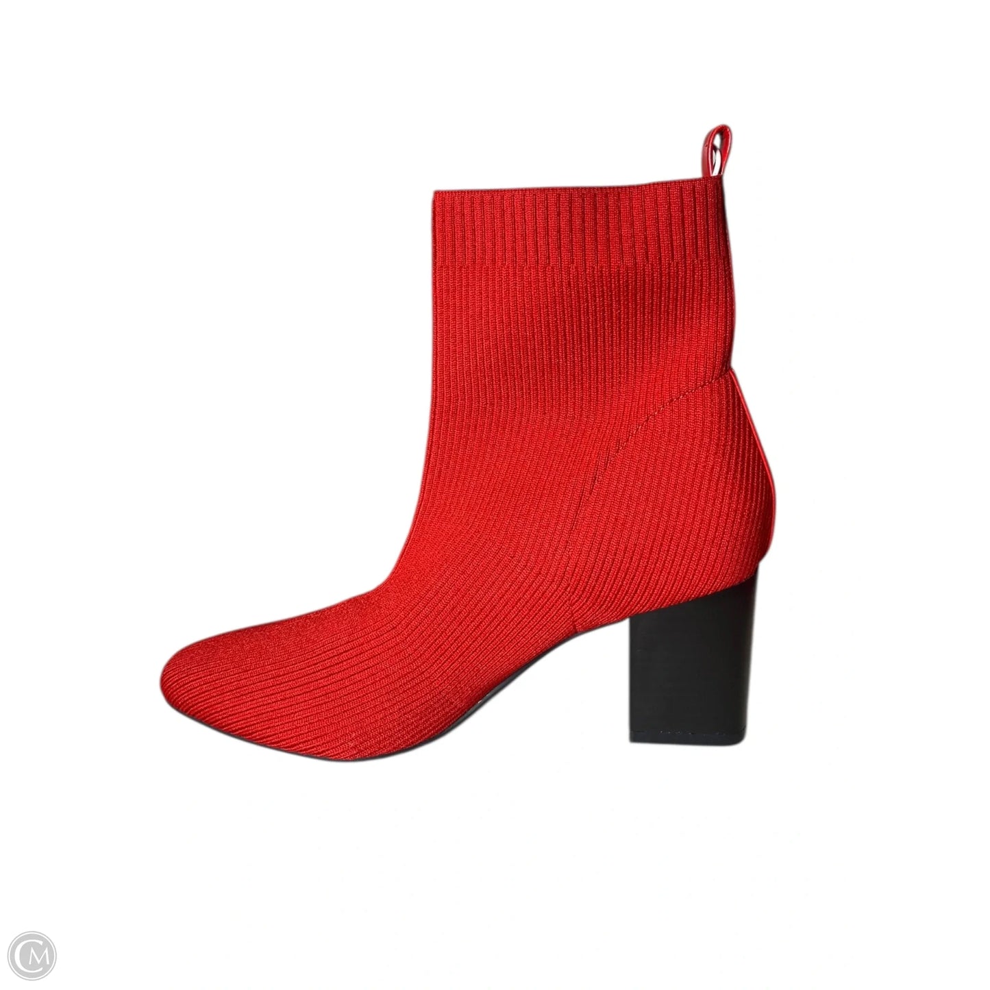 Boots Ankle Heels By Comfort Colors In Red, Size: 8