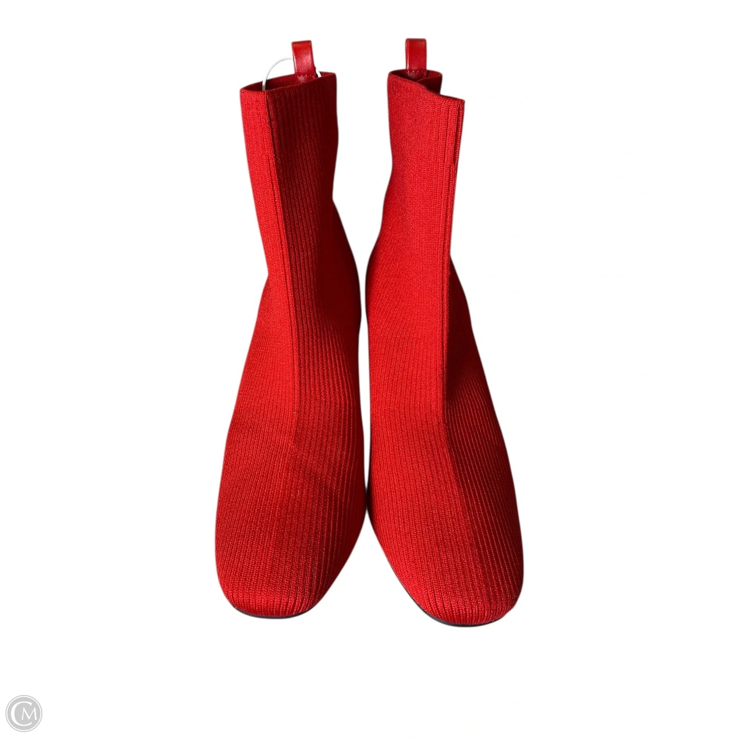 Boots Ankle Heels By Comfort Colors In Red, Size: 8