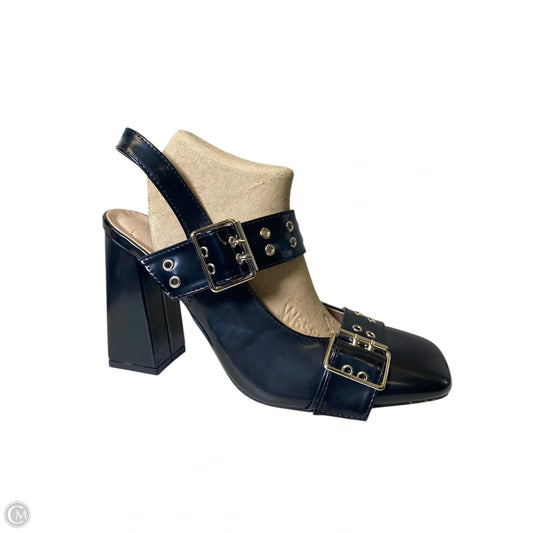 Shoes Heels Block By Clothes Mentor In Black, Size: 10.5
