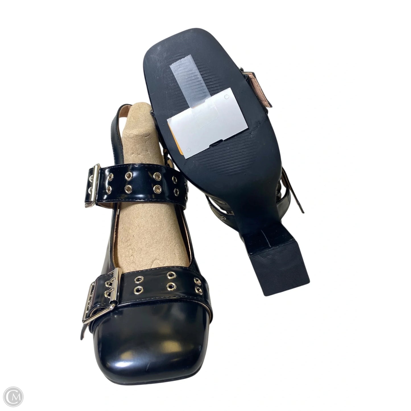 Shoes Heels Block By Clothes Mentor In Black, Size: 10.5