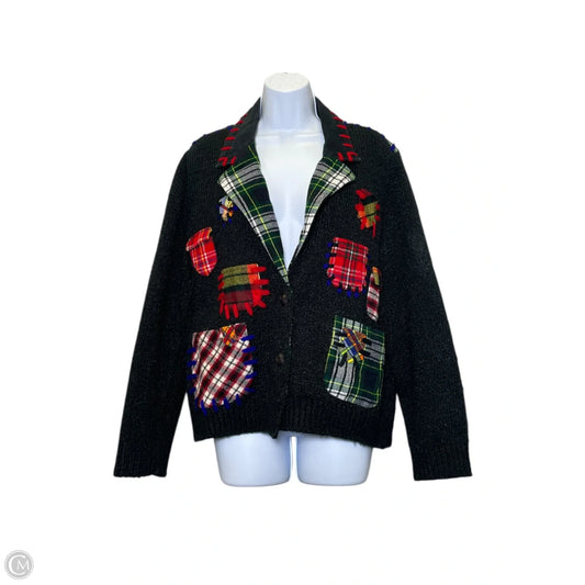 Sweater Cardigan By Clothes Mentor In Multi-colored, Size: M