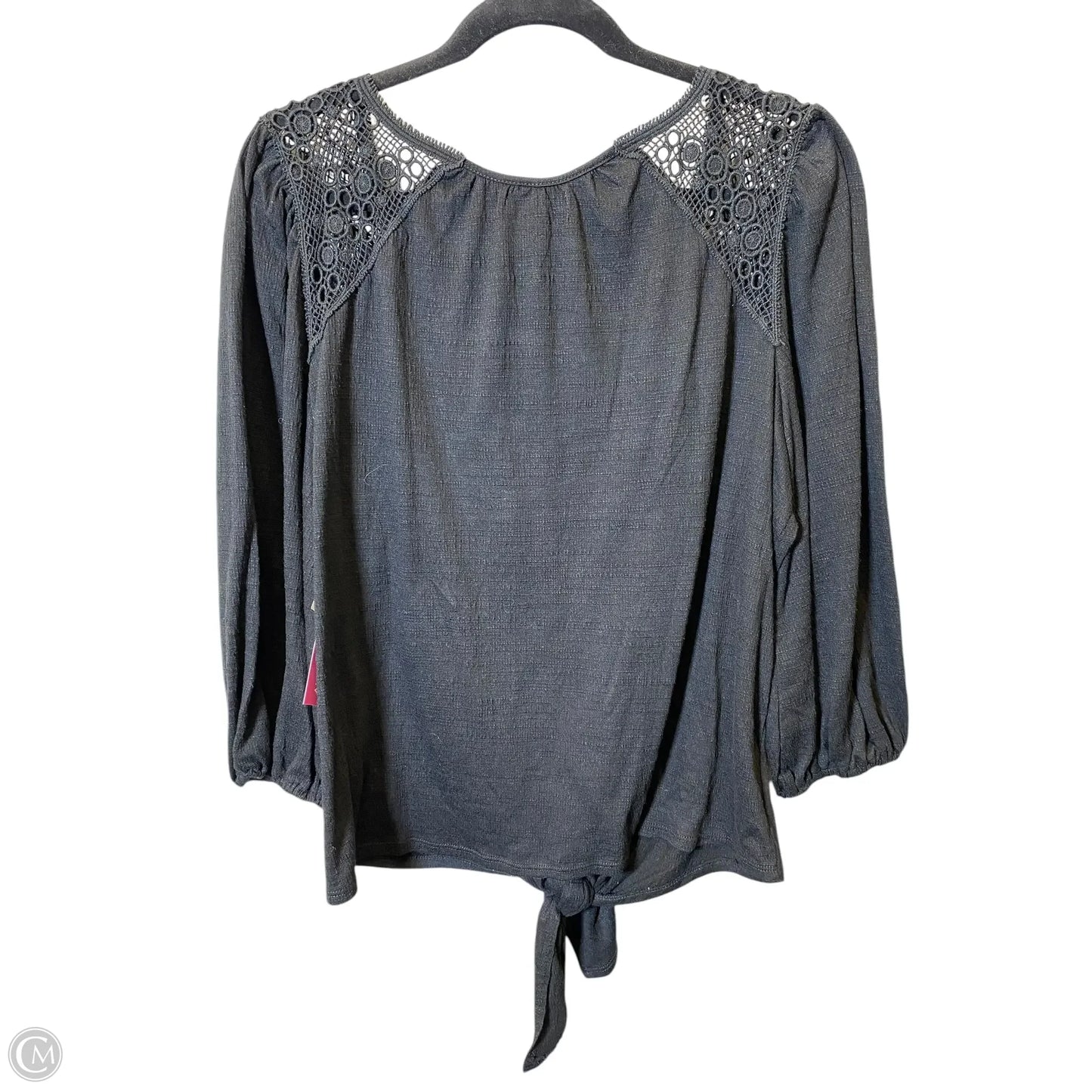 Top Long Sleeve By Max Studio In Black, Size: 2x