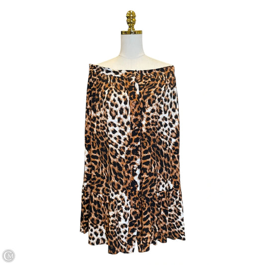 Skirt Maxi By Talbots In Animal Print, Size: L