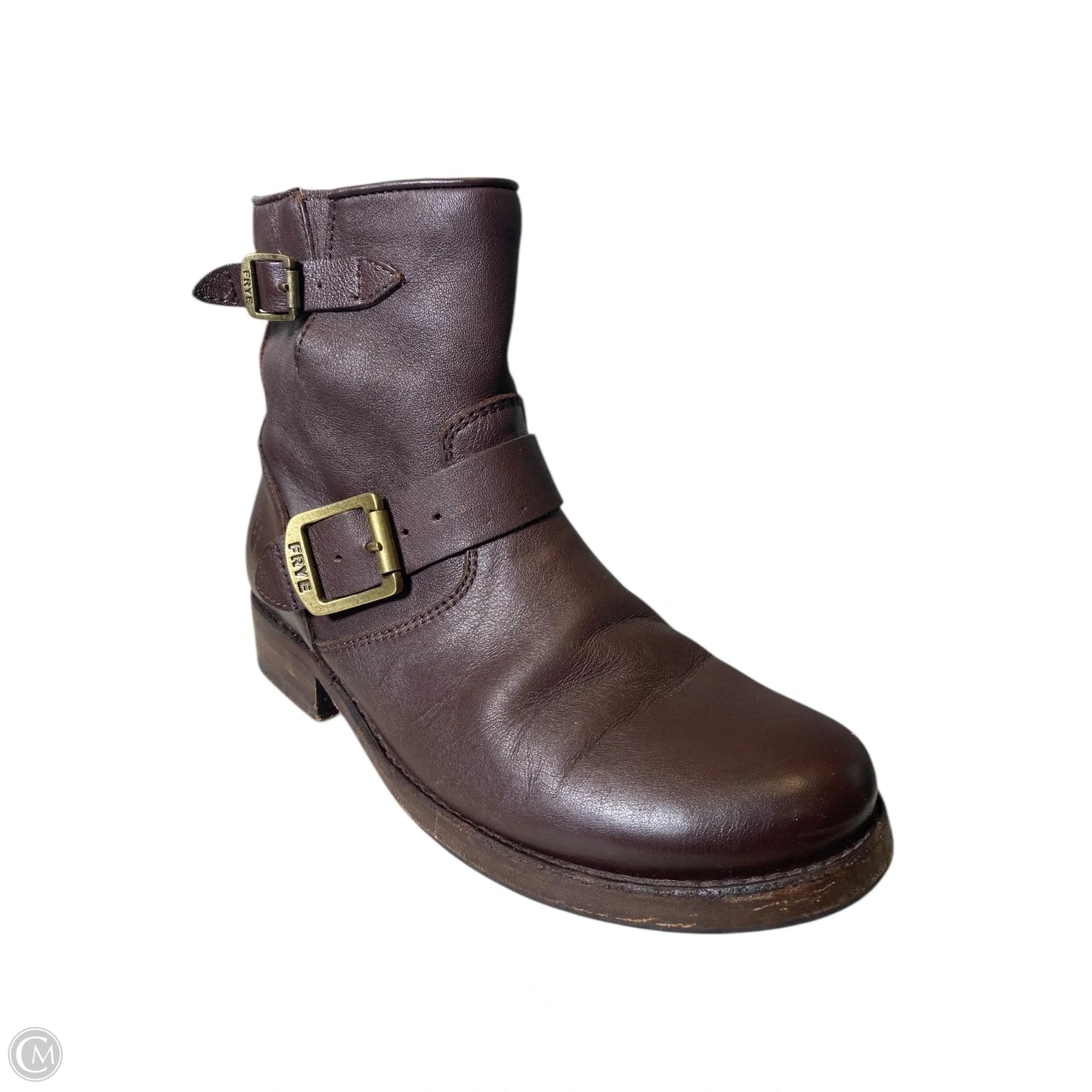 Boots Designer By Frye In Brown, Size: 6.5