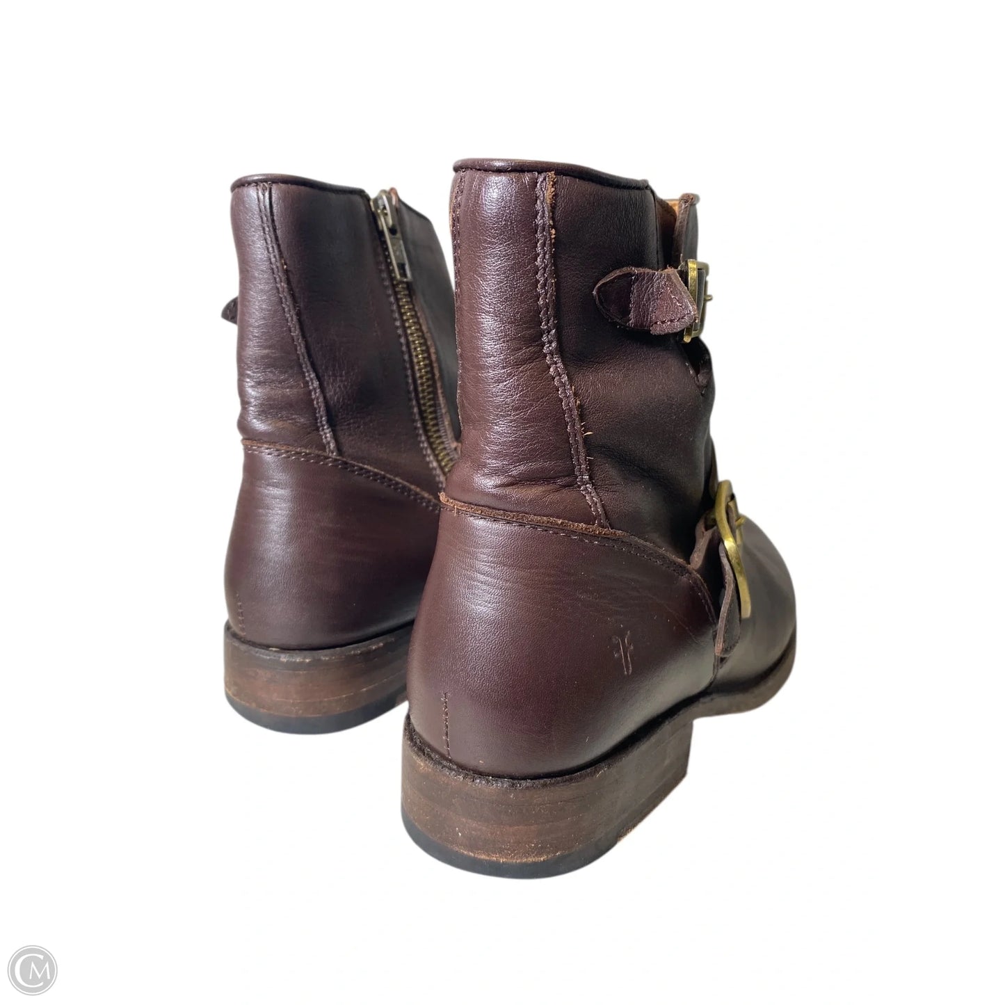 Boots Designer By Frye In Brown, Size: 6.5