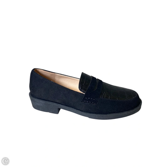 Shoes Flats By Clothes Mentor In Black, Size: 8.5