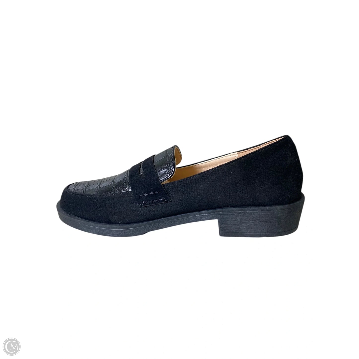 Shoes Flats By Clothes Mentor In Black, Size: 8.5