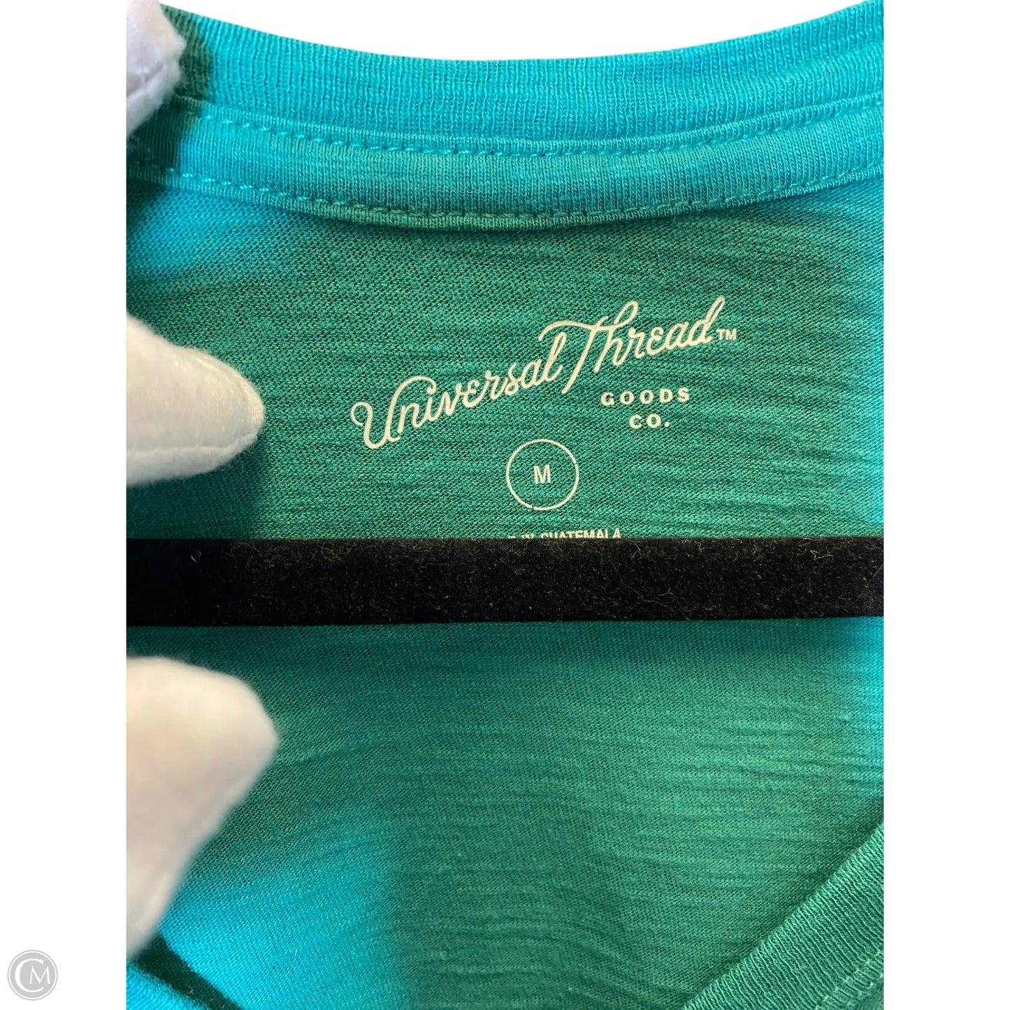 Top Short Sleeve By Universal Thread In Teal, Size: M