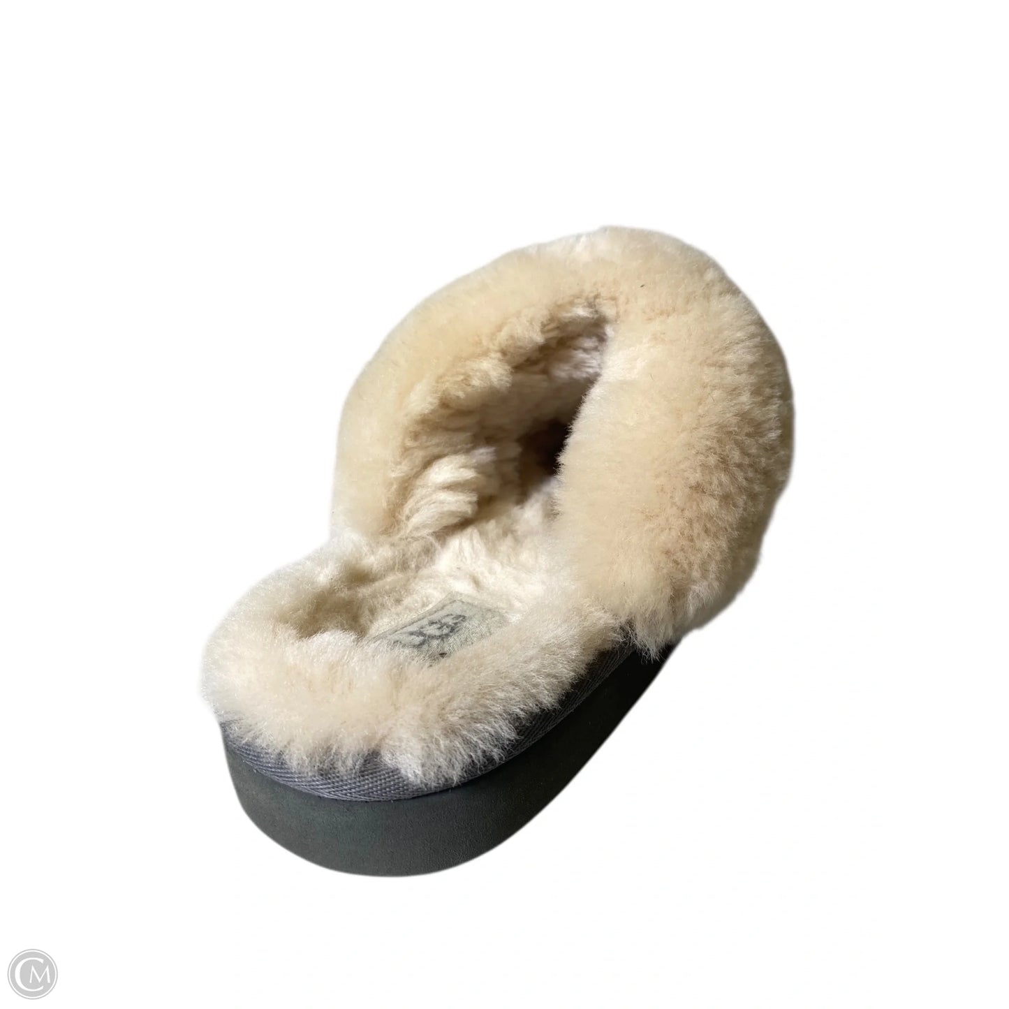 Slippers Designer By Ugg In Grey, Size: 8