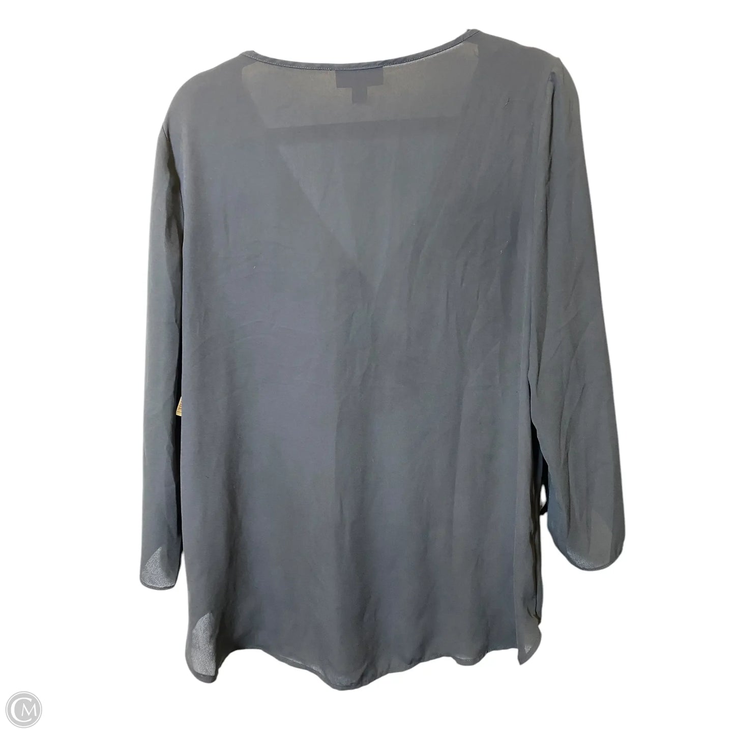 Top Long Sleeve By Bold Elements In Black, Size: L