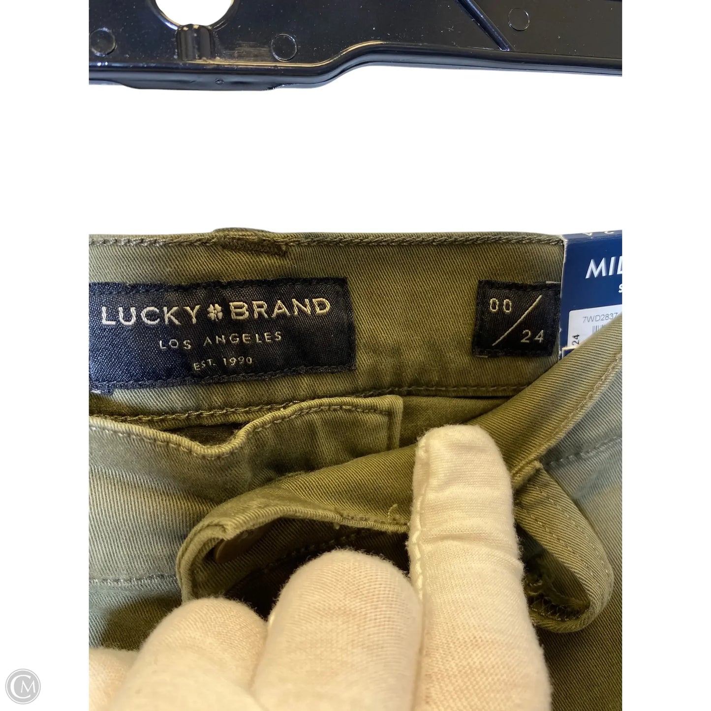 Jeans Straight By Lucky Brand In Green, Size: 0