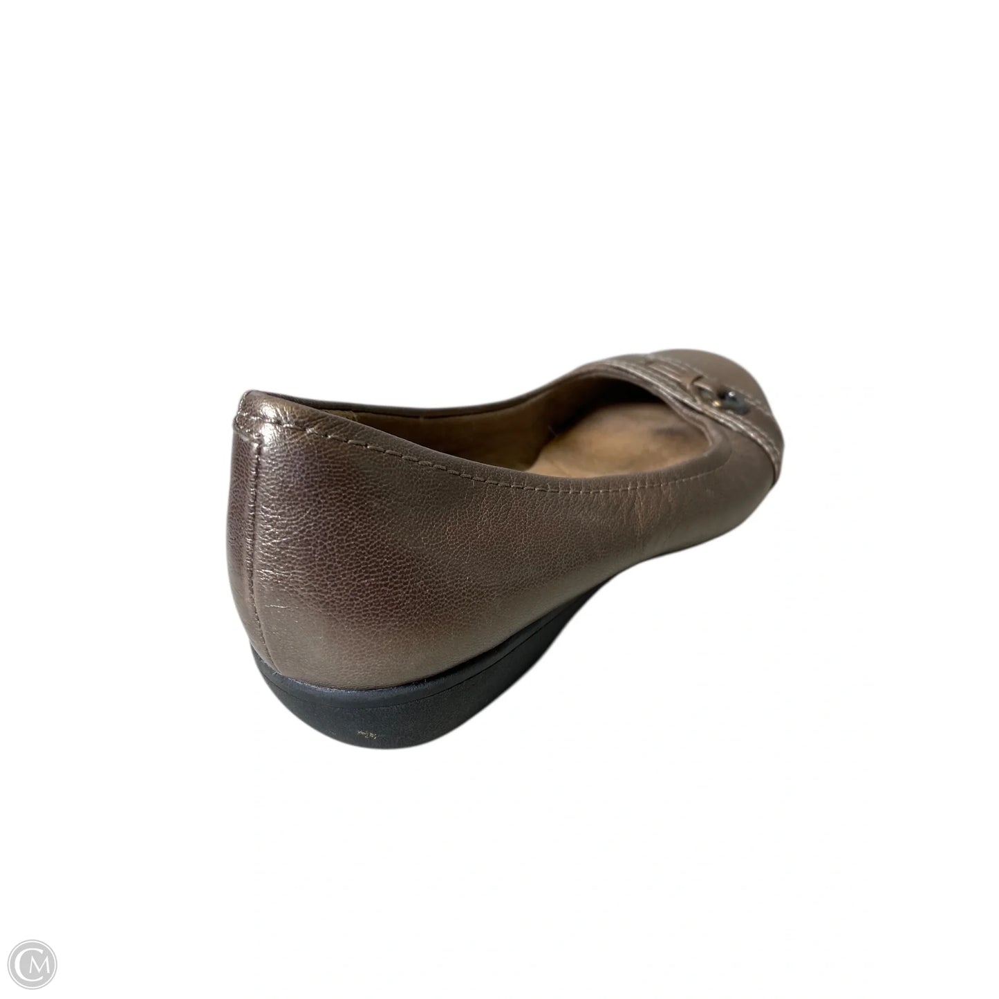 Shoes Flats By Clarks In Gold, Size: 7.5