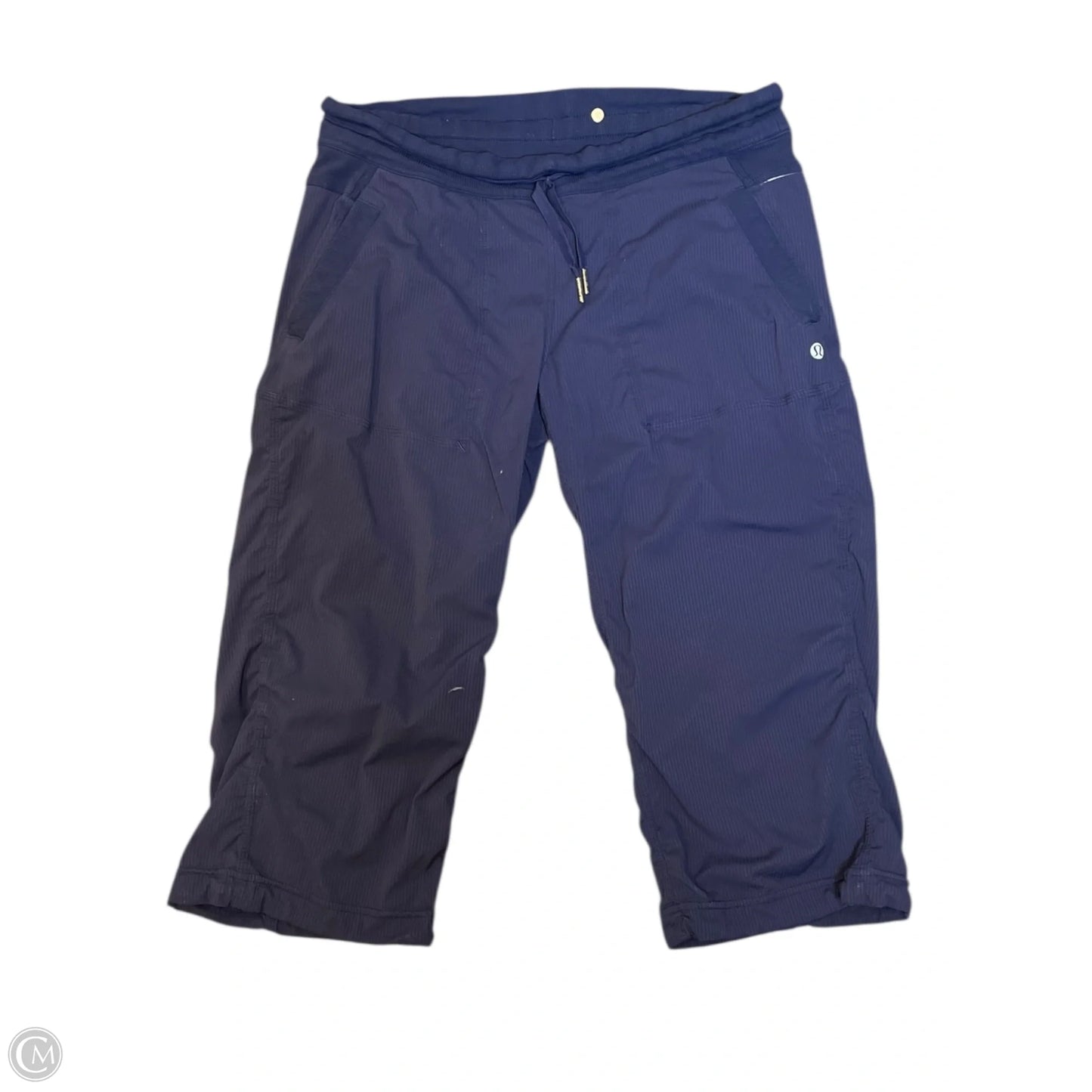 Athletic Capris By Lululemon In Purple, Size: 8