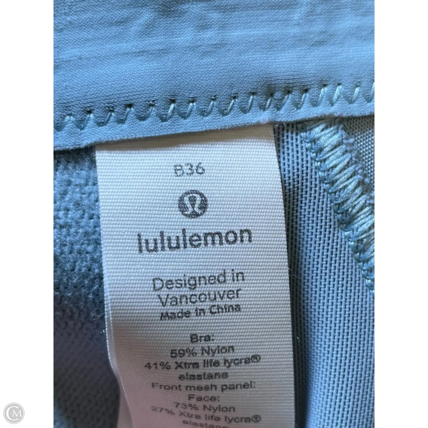 Athletic Bra By Lululemon In Blue