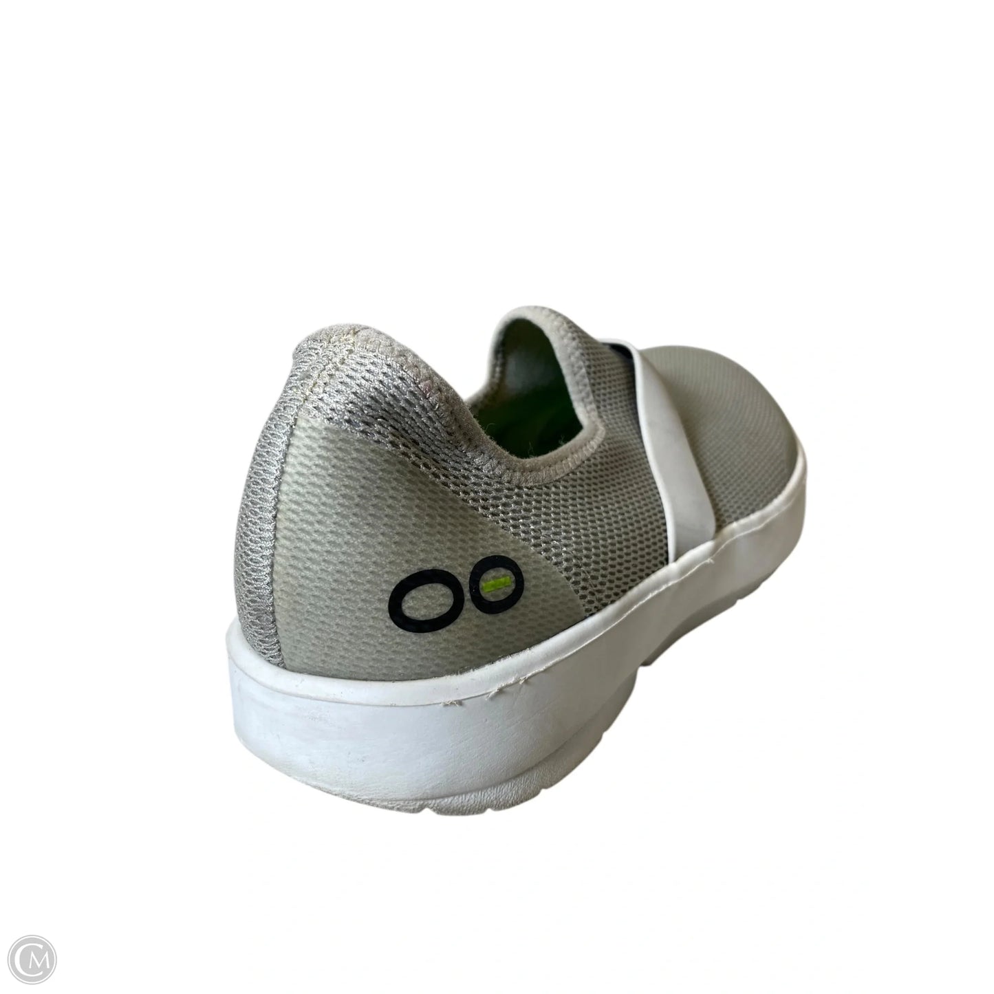 Shoes Flats By Oofos In Grey, Size: 8