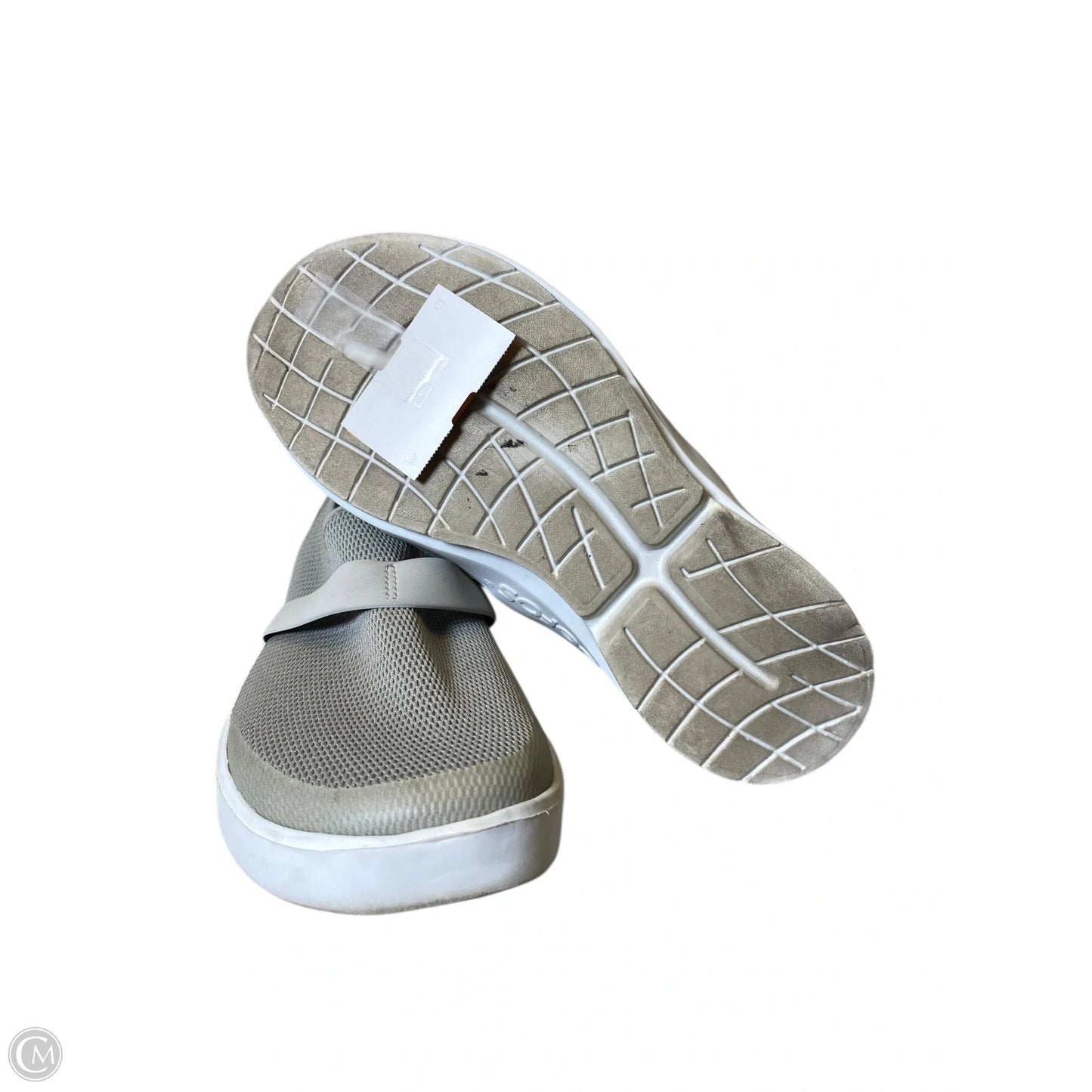 Shoes Flats By Oofos In Grey, Size: 8