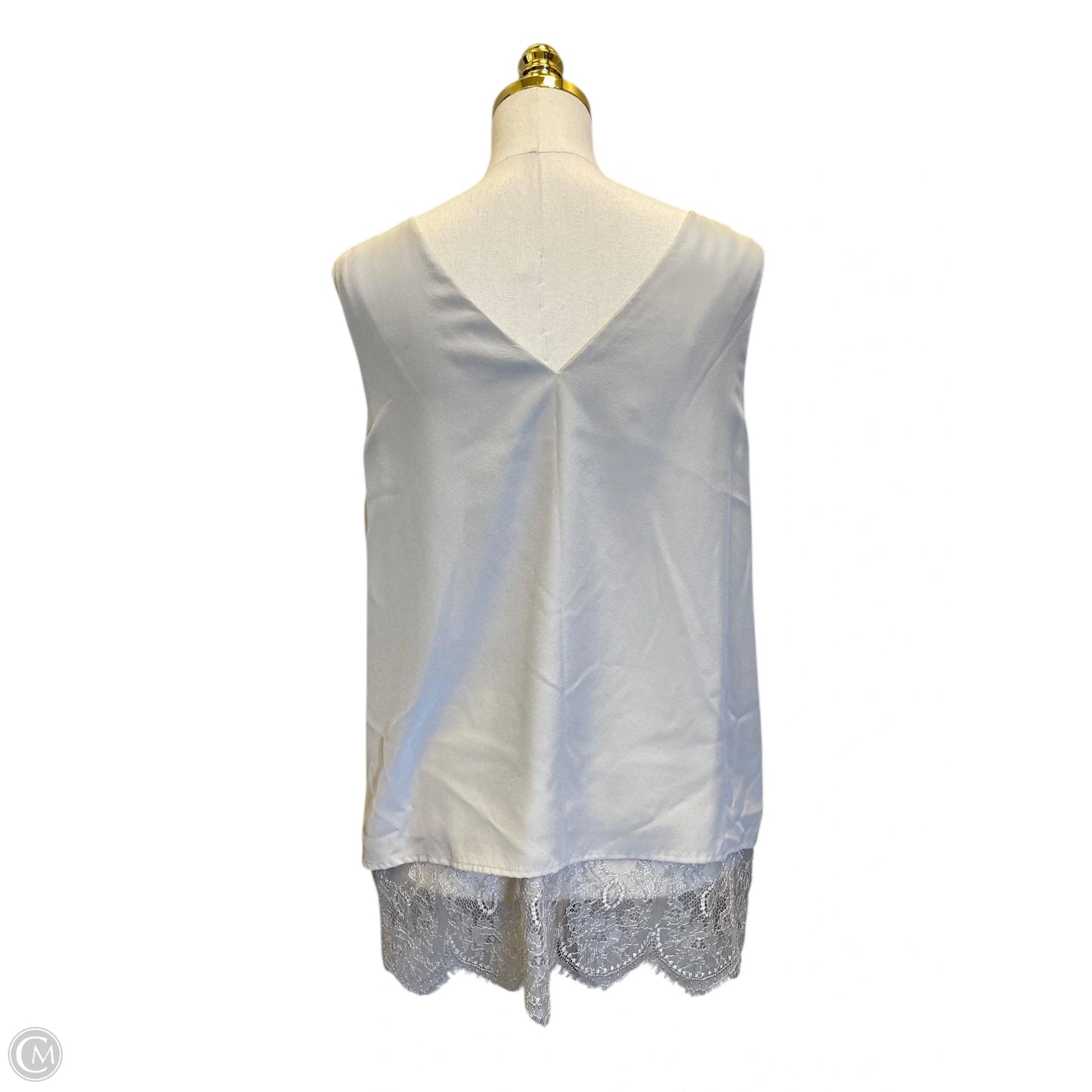 Top Sleeveless By Antonio Melani In Grey, Size: M