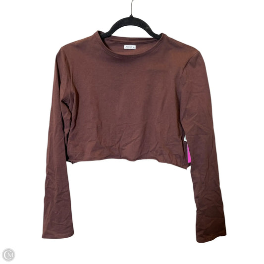 Top Long Sleeve By Clothes Mentor In Brown, Size: S