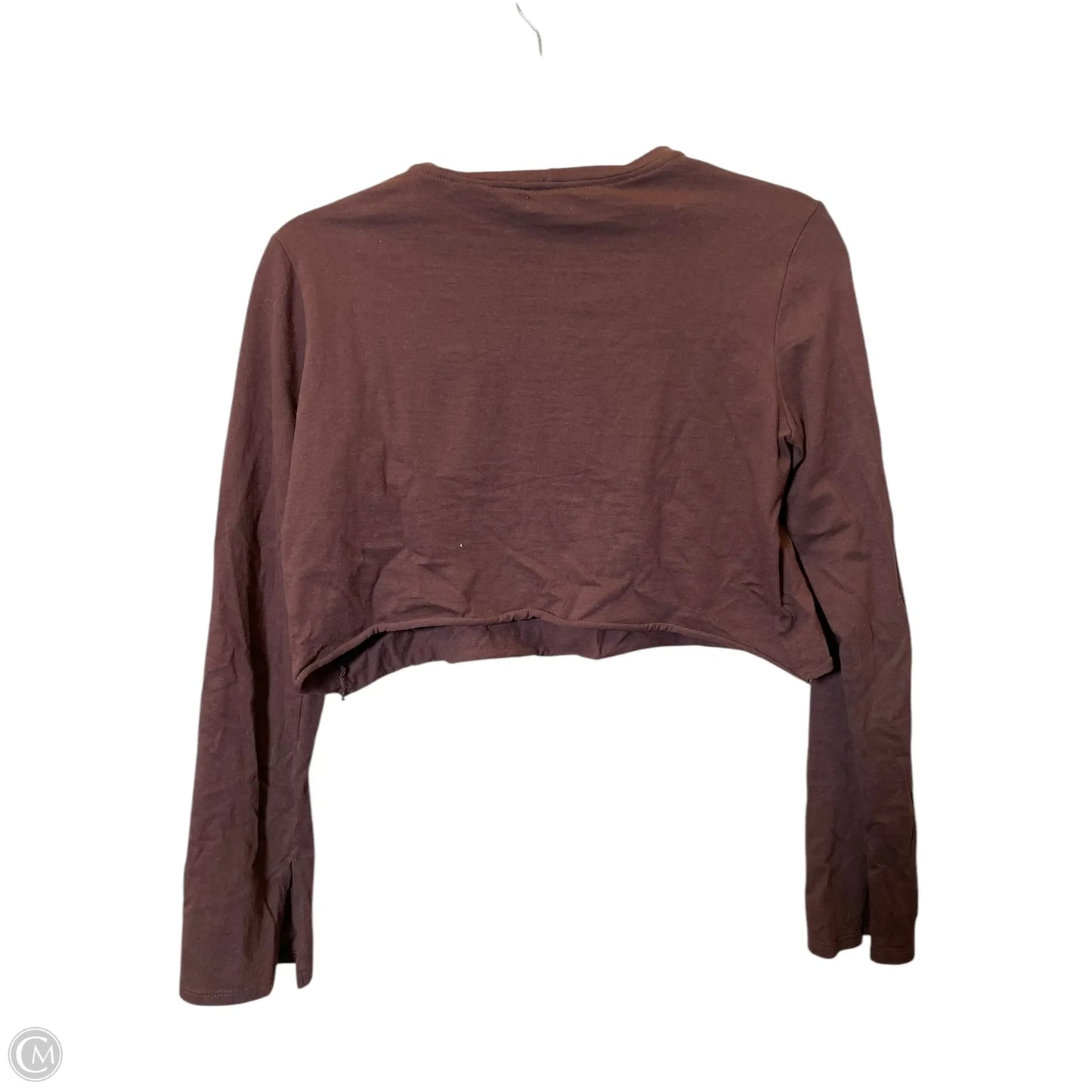 Top Long Sleeve By Clothes Mentor In Brown, Size: S