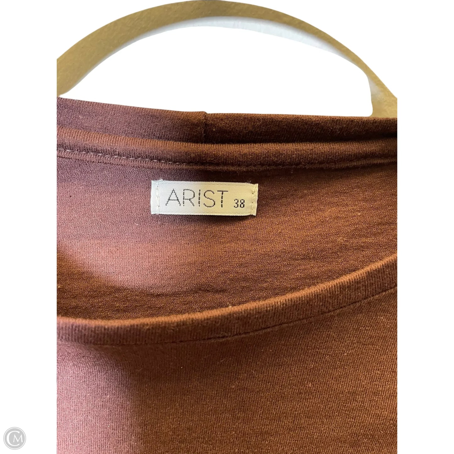 Top Long Sleeve By Clothes Mentor In Brown, Size: S