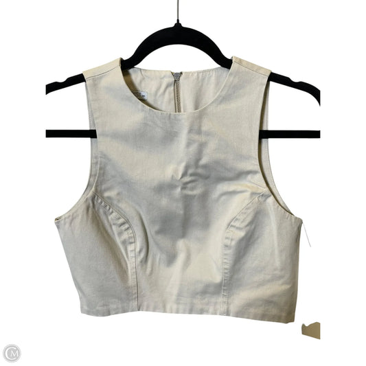 Top Sleeveless By Clothes Mentor In Beige, Size: S