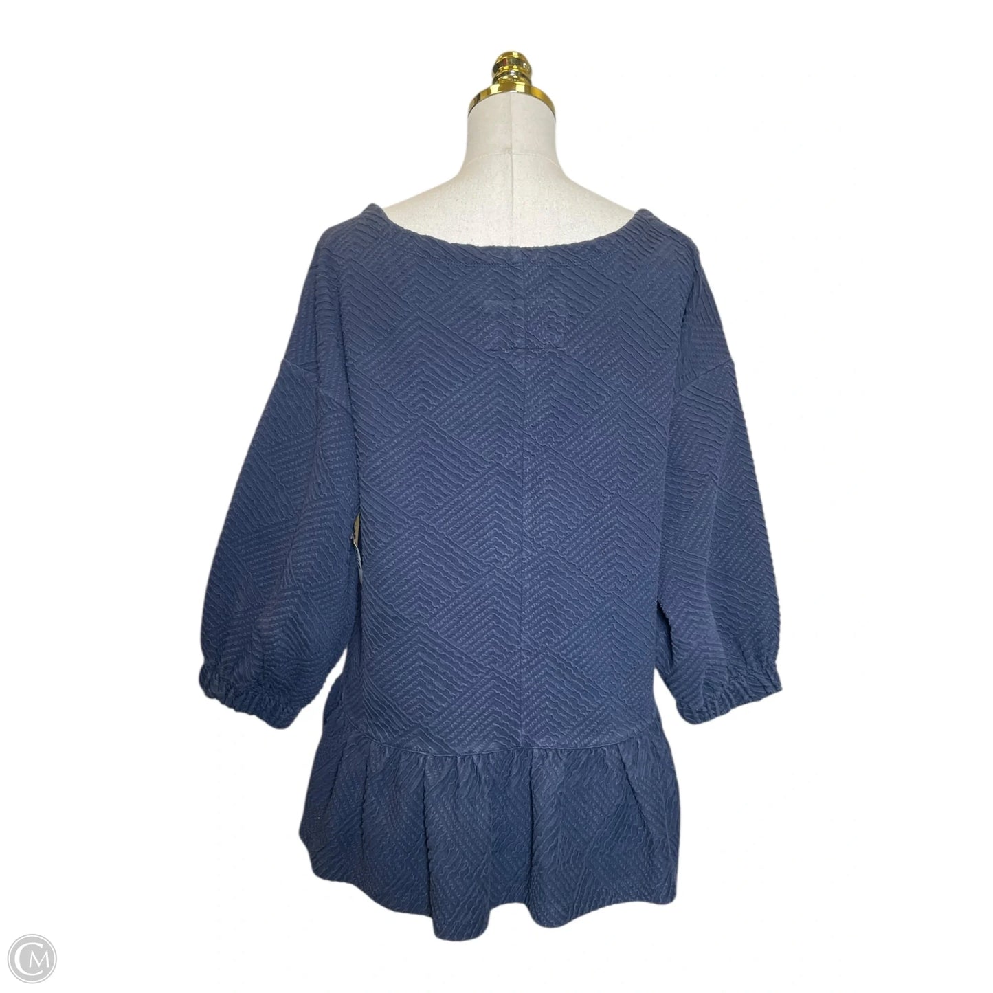 Top 3/4 Sleeve By Maeve In Navy, Size: M