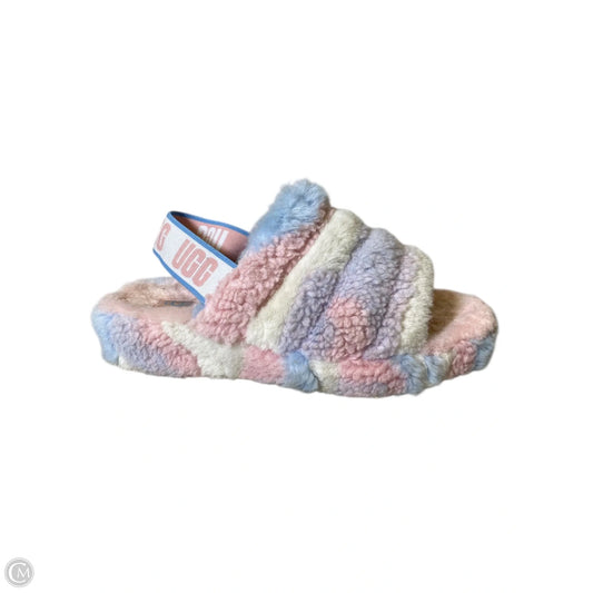 Slippers Designer By Ugg In Multi-colored, Size: 8