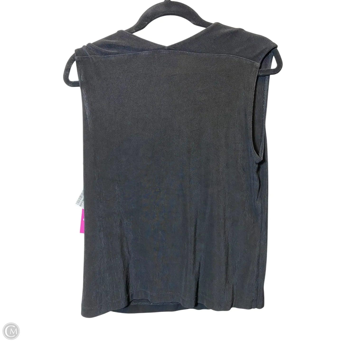 Top Sleeveless By Chicos In Black, Size: L