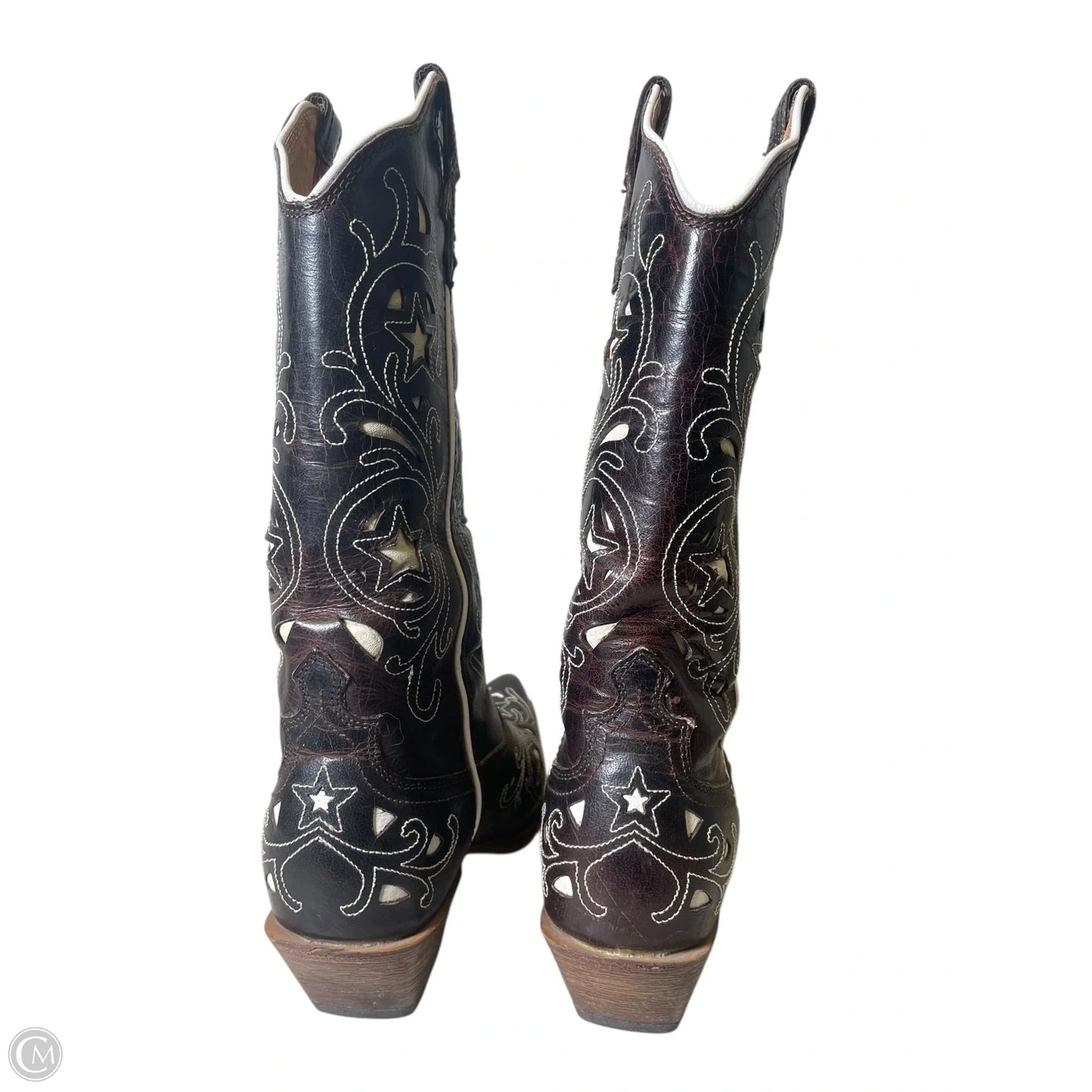 Boots Western By Sloggers In Brown & White, Size: 9