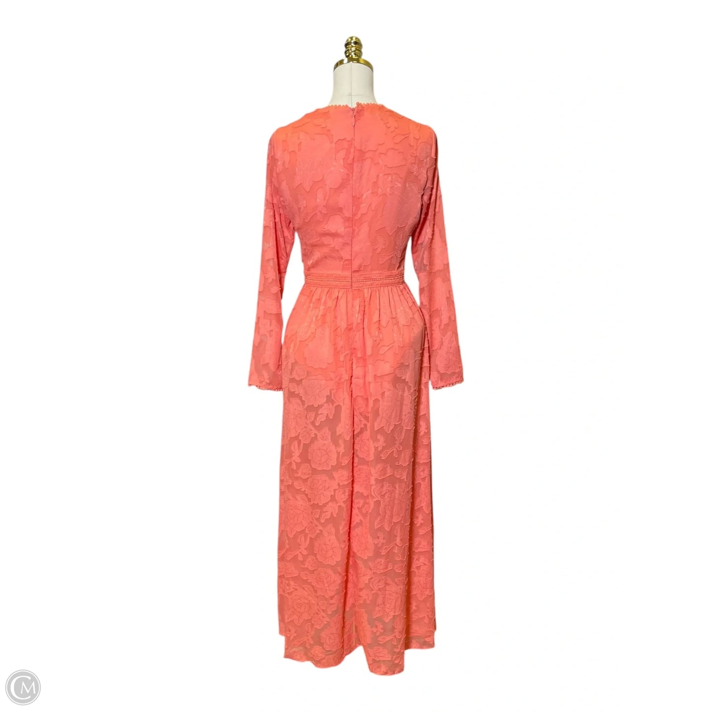 Dress Casual Maxi By Bebe In Coral, Size: S