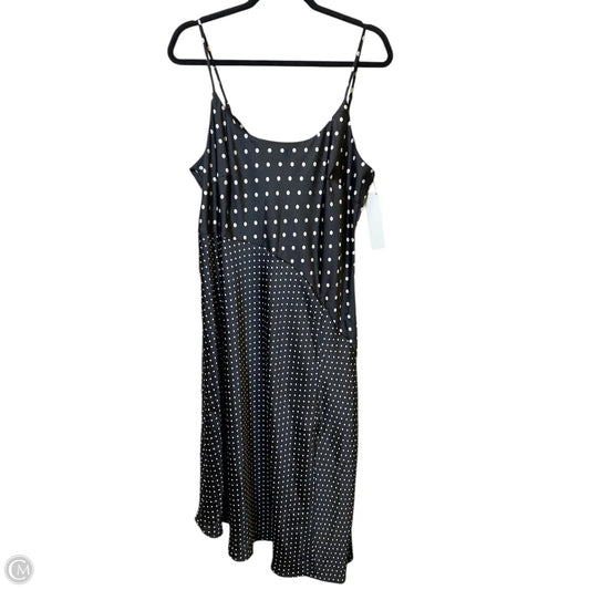 Dress Casual Maxi By A New Day In Polkadot Pattern, Size: Xl