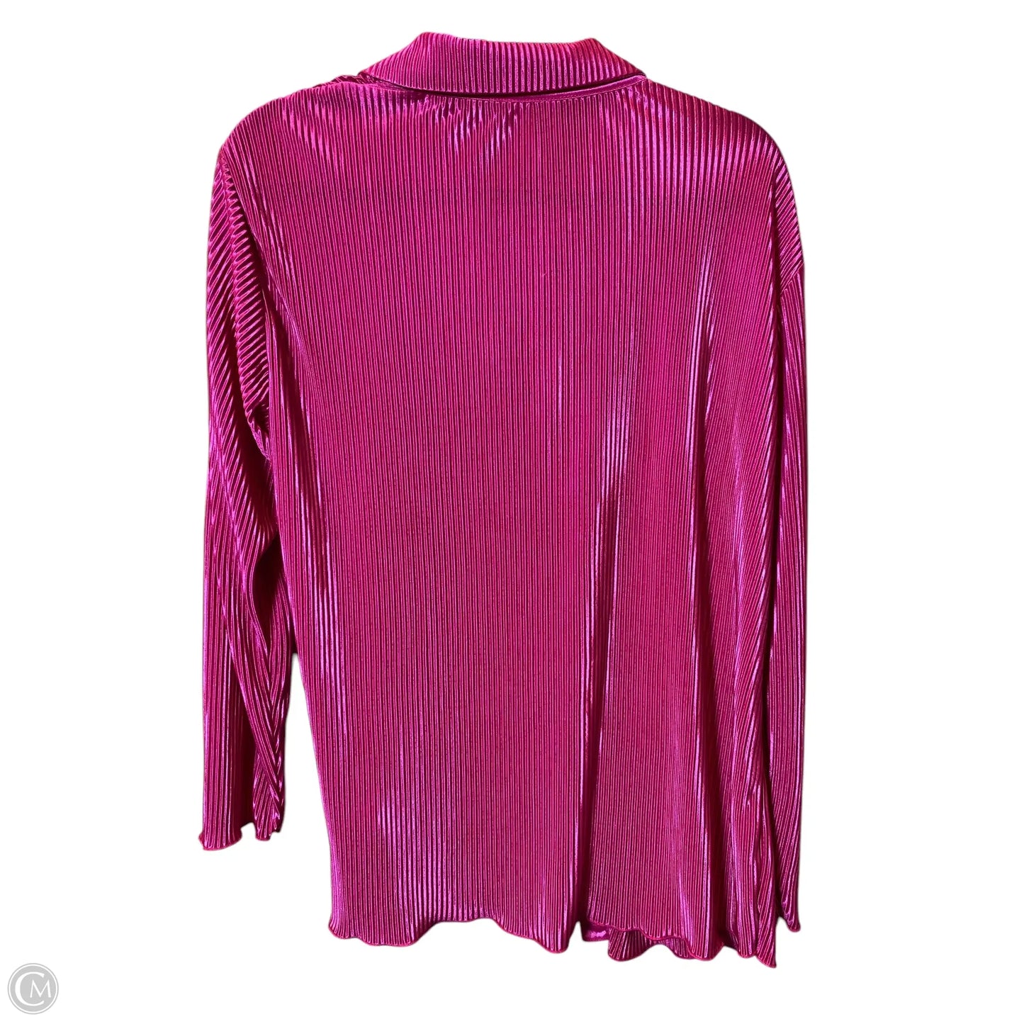 Top Long Sleeve By Clothes Mentor In Pink, Size: Xl