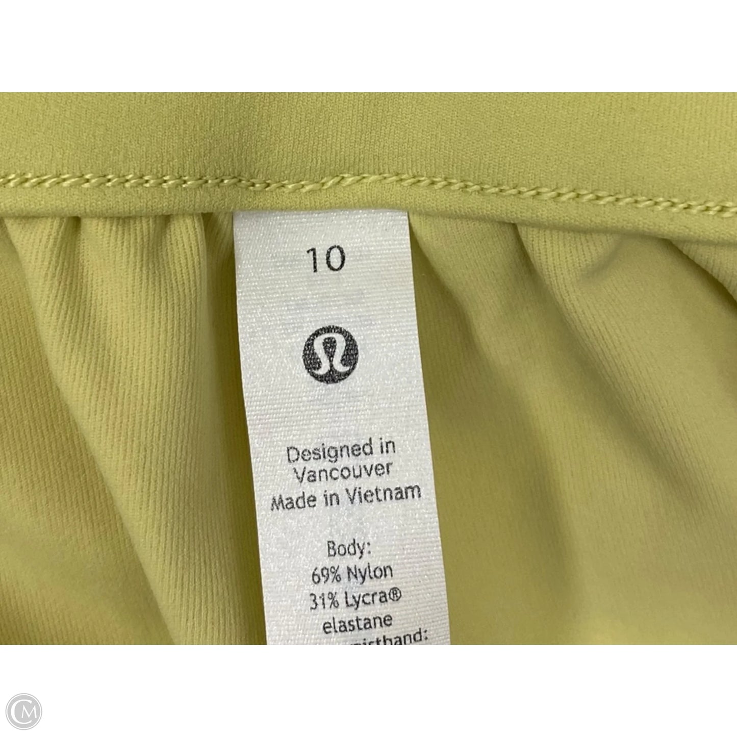 Athletic Pants By Lululemon In Yellow, Size: M
