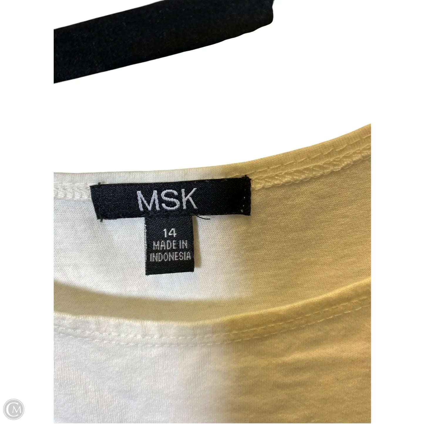 Dress Casual Maxi By Msk In White, Size: L