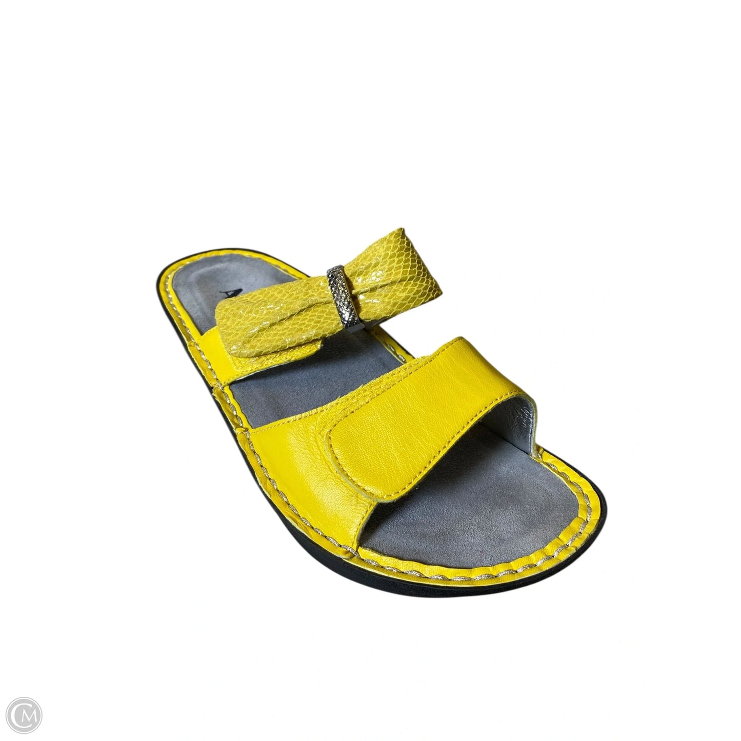 Sandals Heels Platform By Alegria In Yellow, Size: 8.5