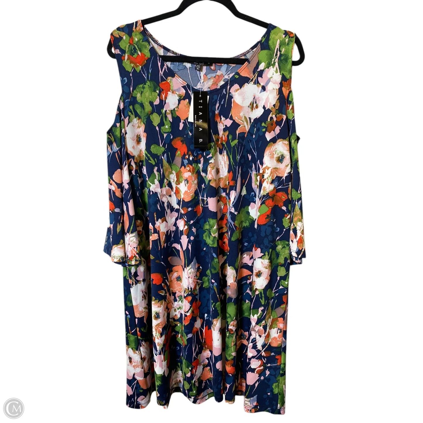 Dress Casual Short By Tiana B In Floral Print, Size: Xl