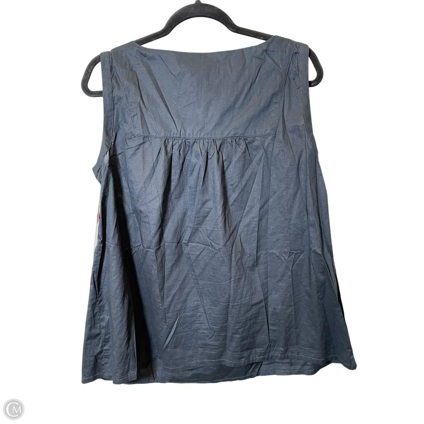 Top Sleeveless By Style And Company In Navy, Size: L